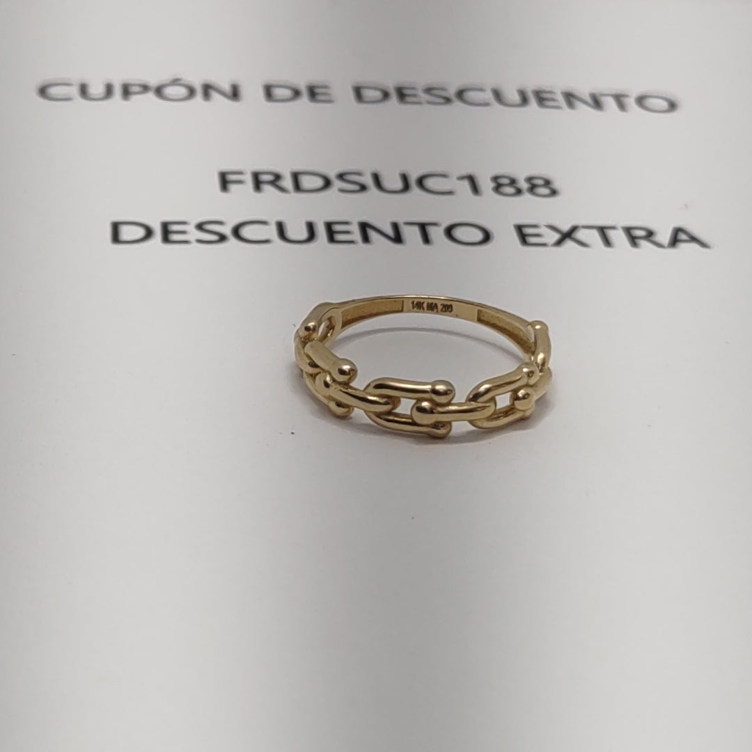ANILLOS DAMA ORO 14K 2 (NUEVO)