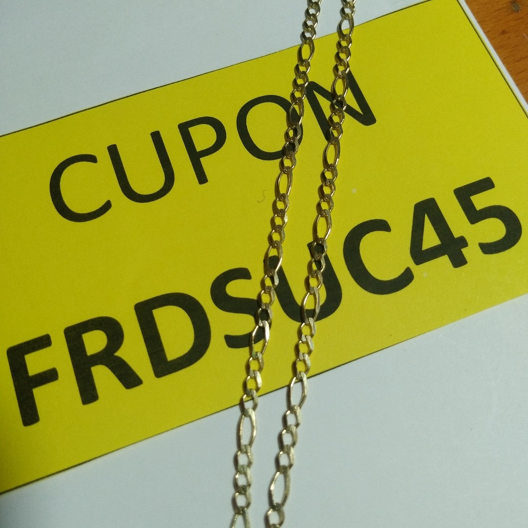CADENA 3X1 14K 60 CM 8.9 GR (NUEVO)
