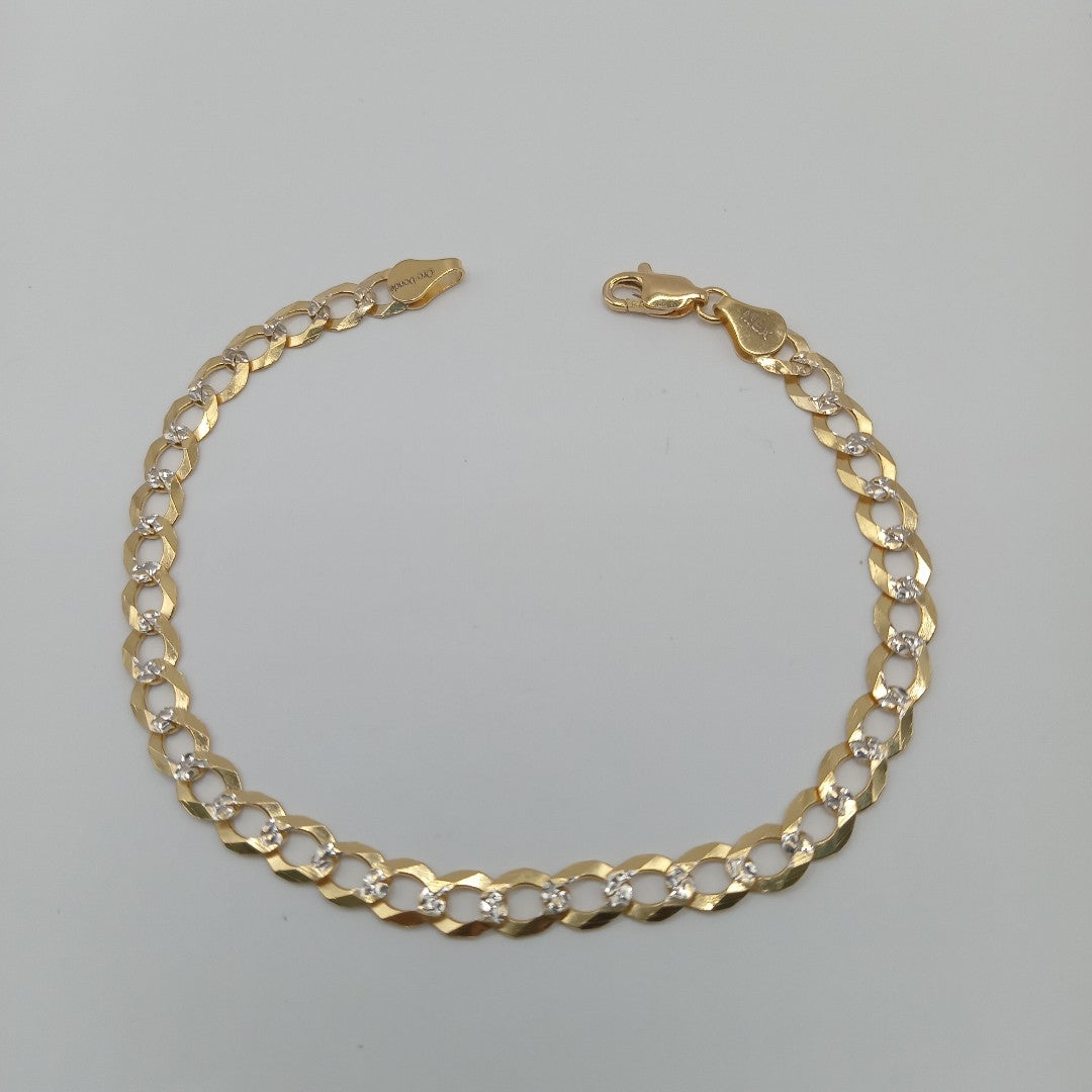PULSERA BARBADA 14K 21 CM 6.4 GR (NUEVO)