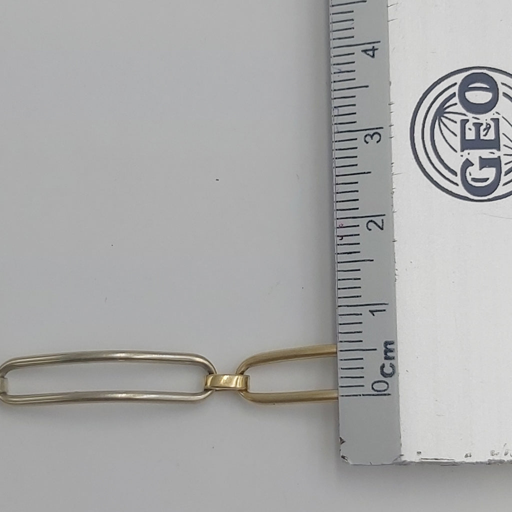 PULSERA ORO COMBINADO 14 K 6.1 GRMS (SEMINUEVO)