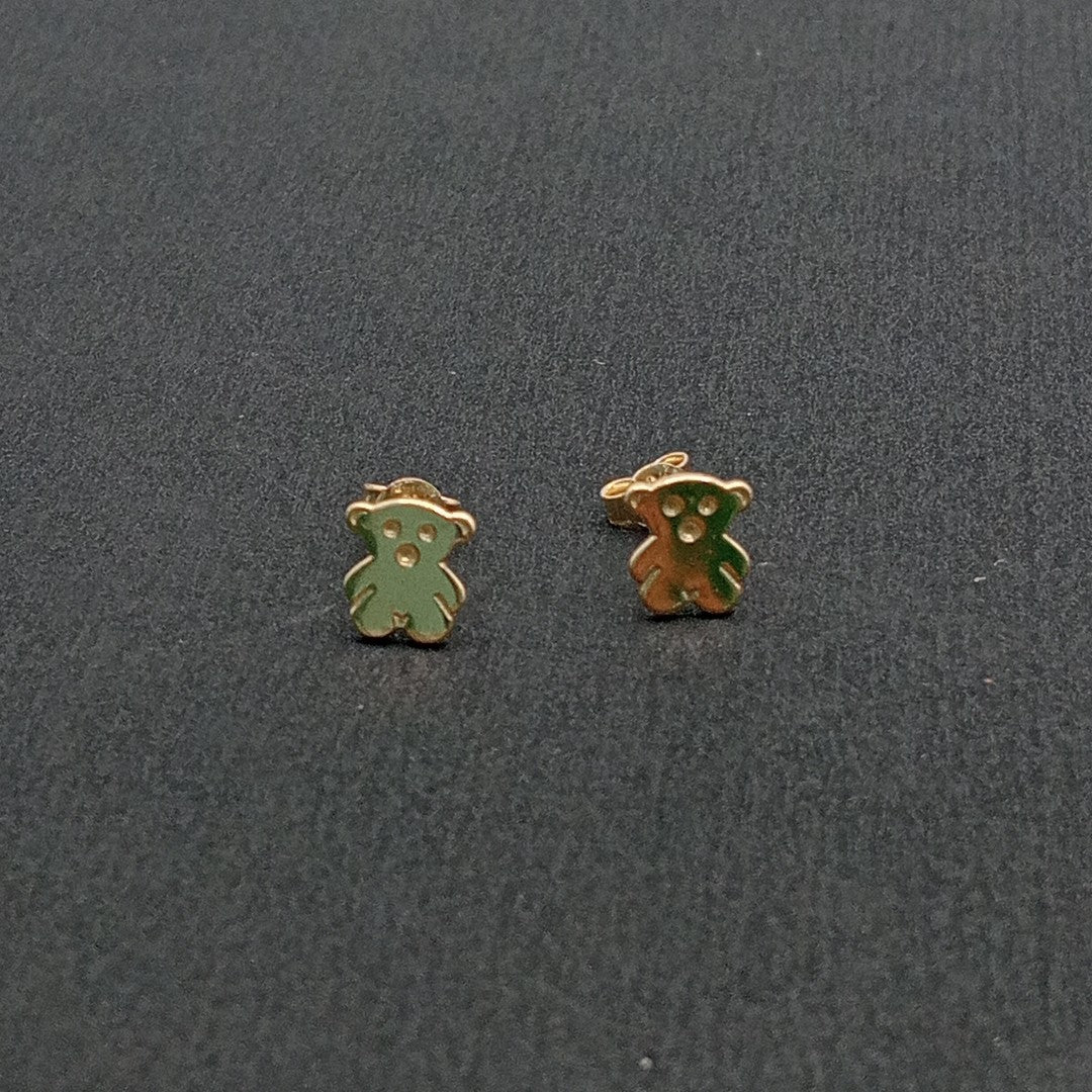 BROQUELES ORO 14K 1 (NUEVO)