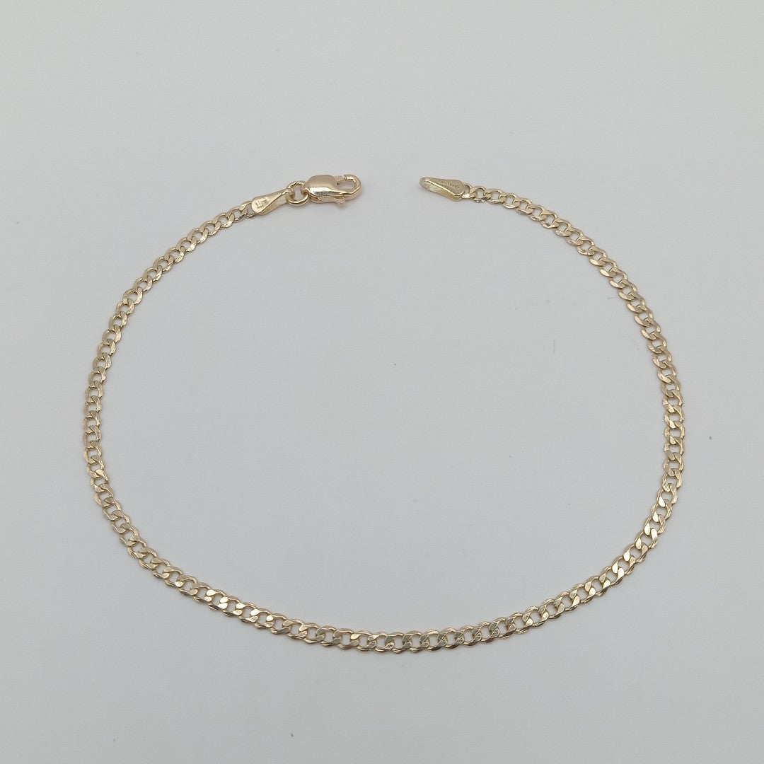 PULSERA BARBADA 14K 21 CM 2.3 GR (NUEVO)
