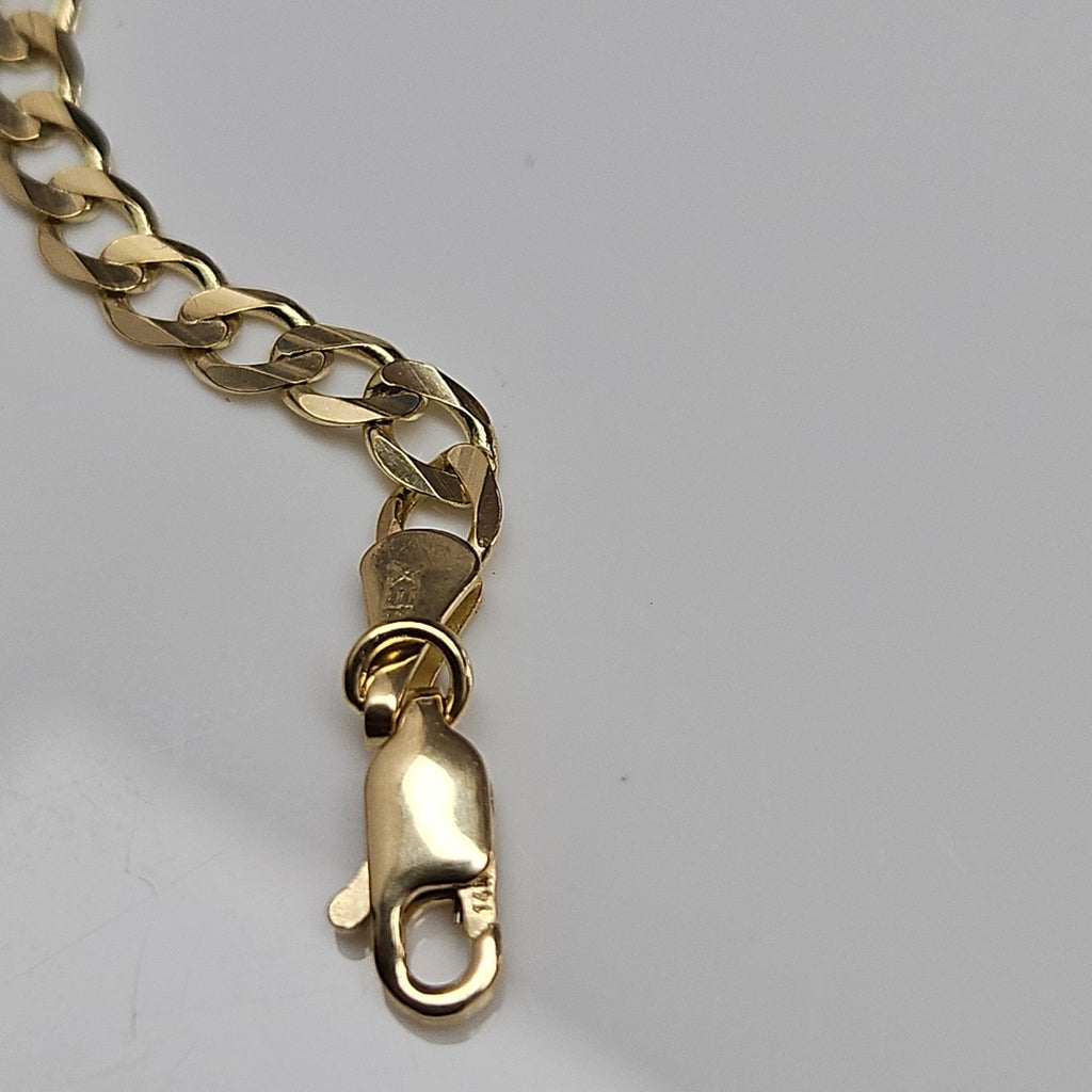 PULSERA BARBADA 14K 21 CM 5 GR (NUEVO)