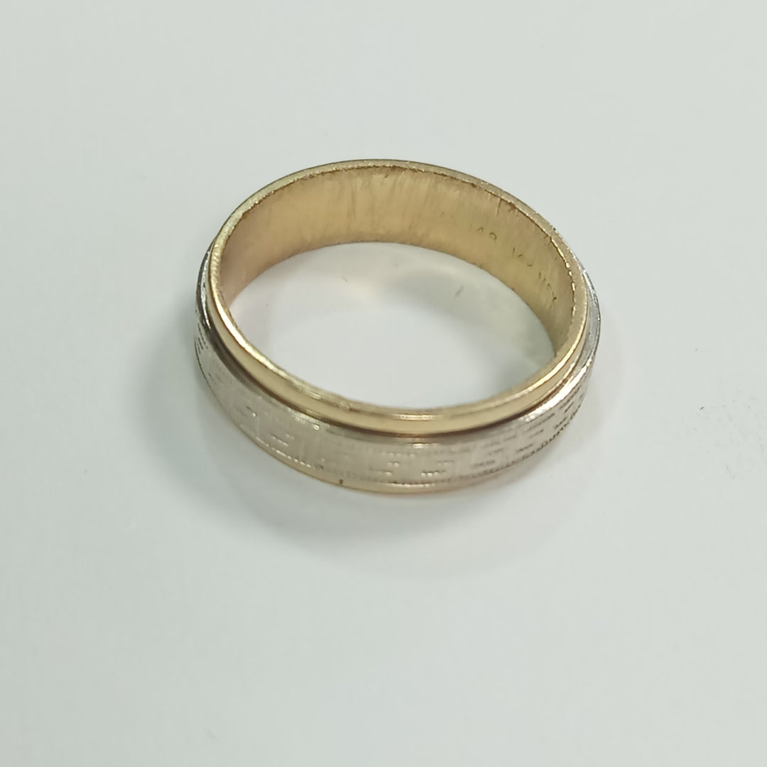 ARGOLLA ORO COMBINADO 10 K 5.7 GRMS (SEMINUEVO)