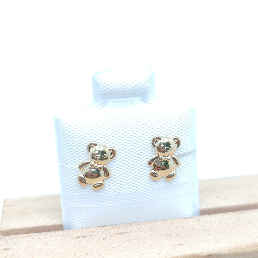 BROQUELES BROQUEL FIG OSO 14K 0.2592 GR (NUEVO)