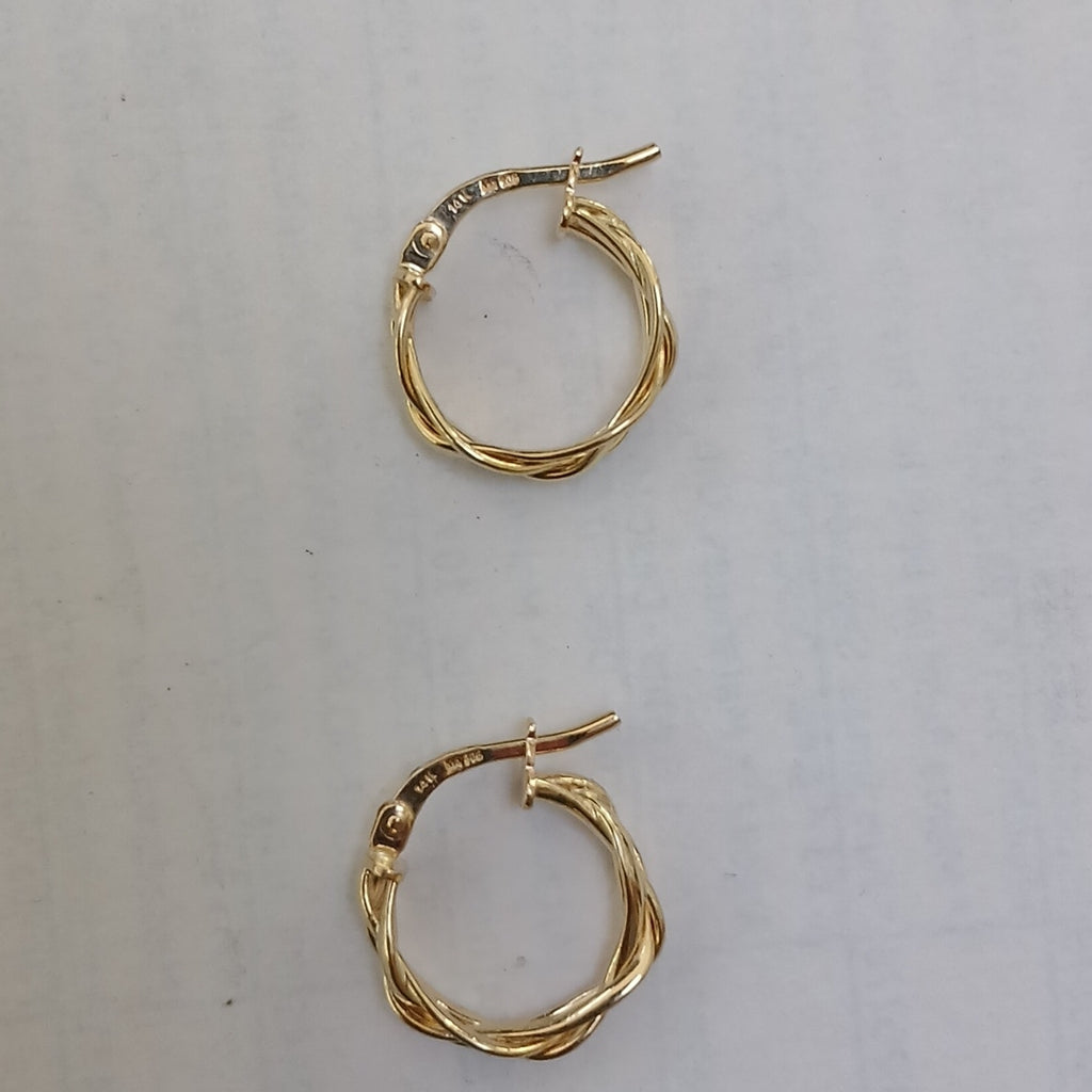 ARRACADAS ORO 14K 1.4 (NUEVO)