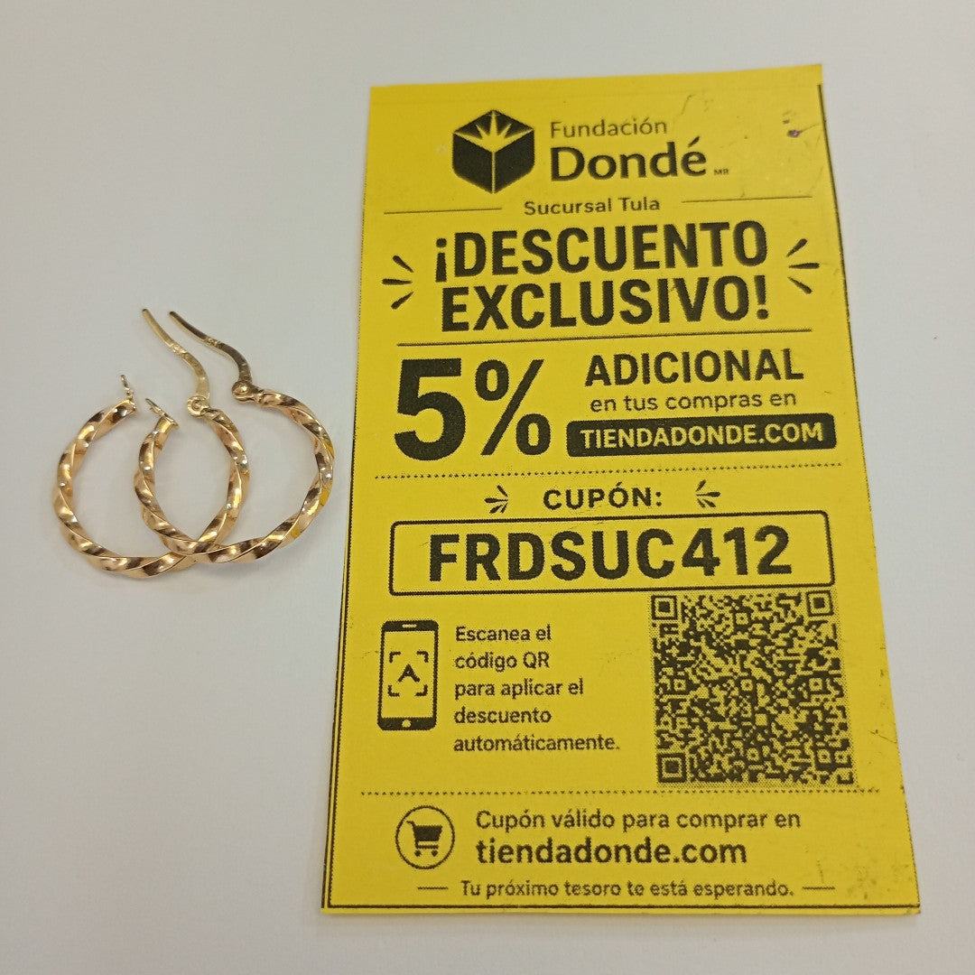 ARRACADAS ORO 14K 1 (NUEVO)