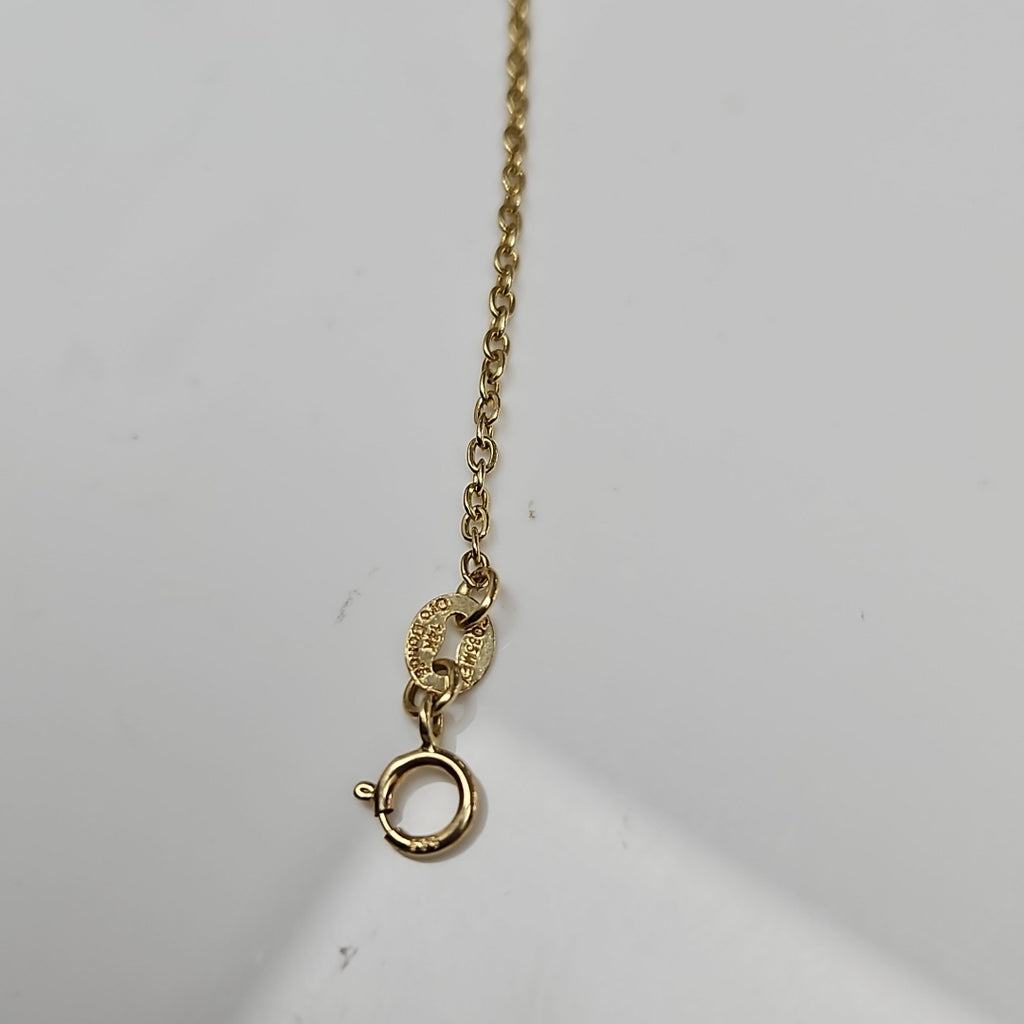 PULSERA TEJIDO ESPECIAL FIG AROS UNIDOS C CIRCS 14K 18 CM 2.1 GR (NUEVO)