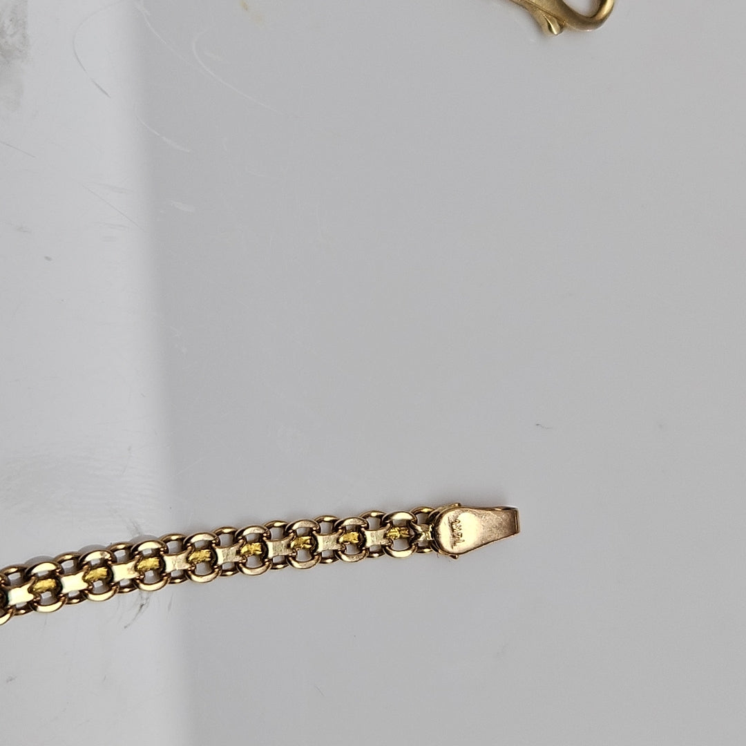 ESCLAVA ORO COMBINADO 14 K 4,50 GRMS (SEMINUEVO)