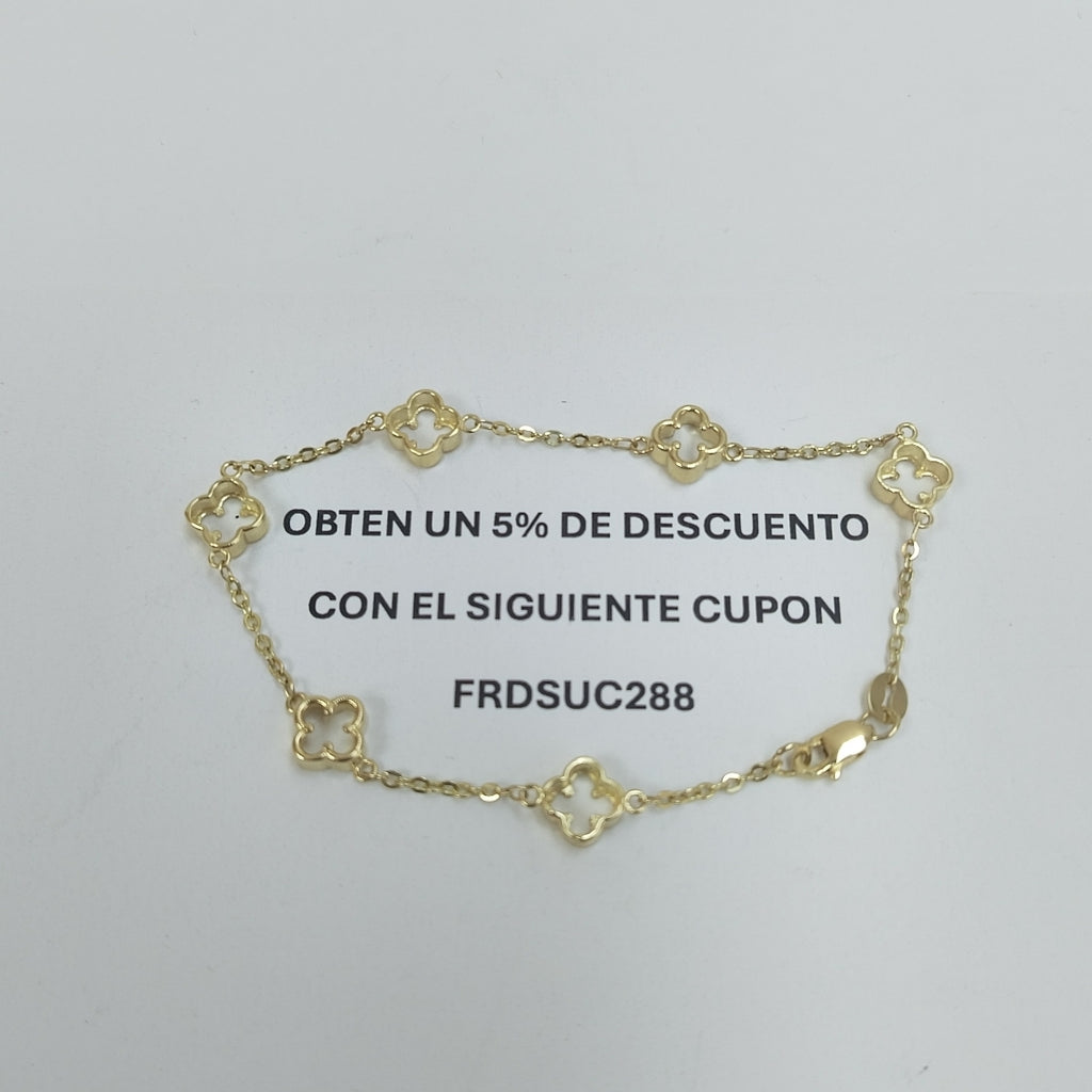 PULSERA ESPECIAL 14K 18 CM 4.4 GR (NUEVO)