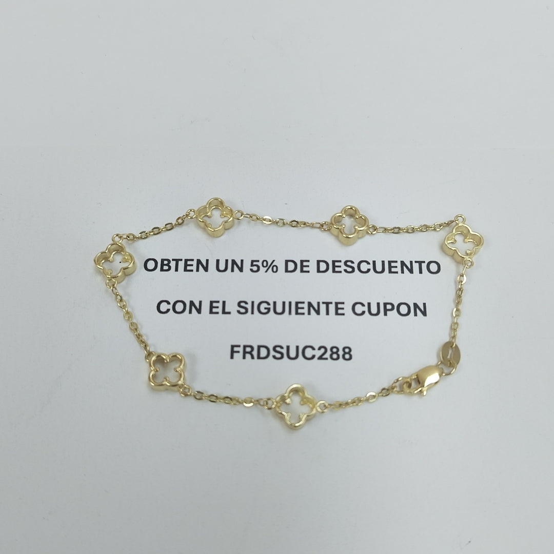 PULSERA ESPECIAL 14K 18 CM 4.4 GR (NUEVO)