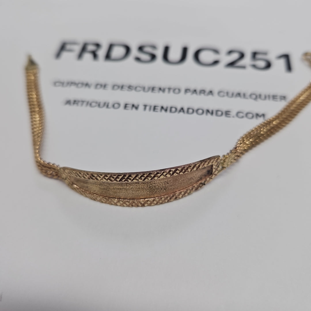 ESCLAVA ORO 10 K 9.5 GRMS (SEMINUEVO)