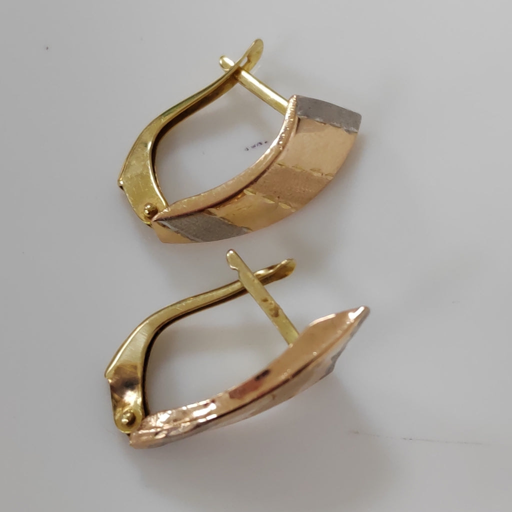 ARETES PAR ORO 14 K 2,10 GRMS (SEMINUEVO)