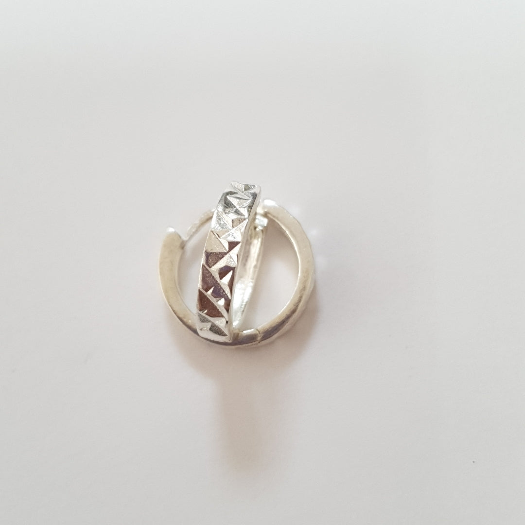 ARRACADAS LABRADAS PLATA .925 3.3 GR (NUEVO)