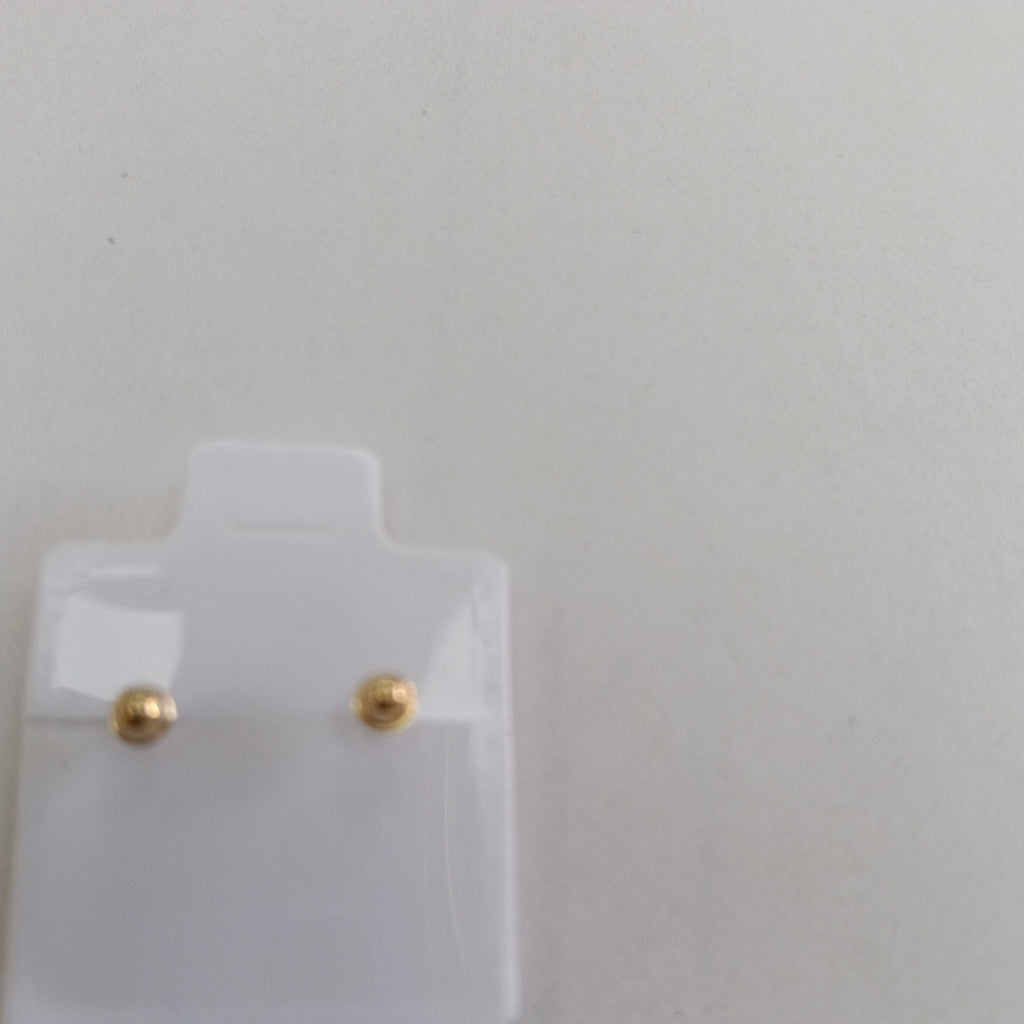 BROQUELES BROQUEL CORAZON DOBLE 14K 0.2171 GR (NUEVO)