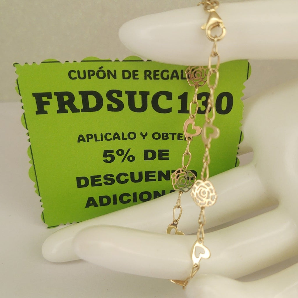 PULSERAS DAMA ORO 14K 2.6 (NUEVO)
