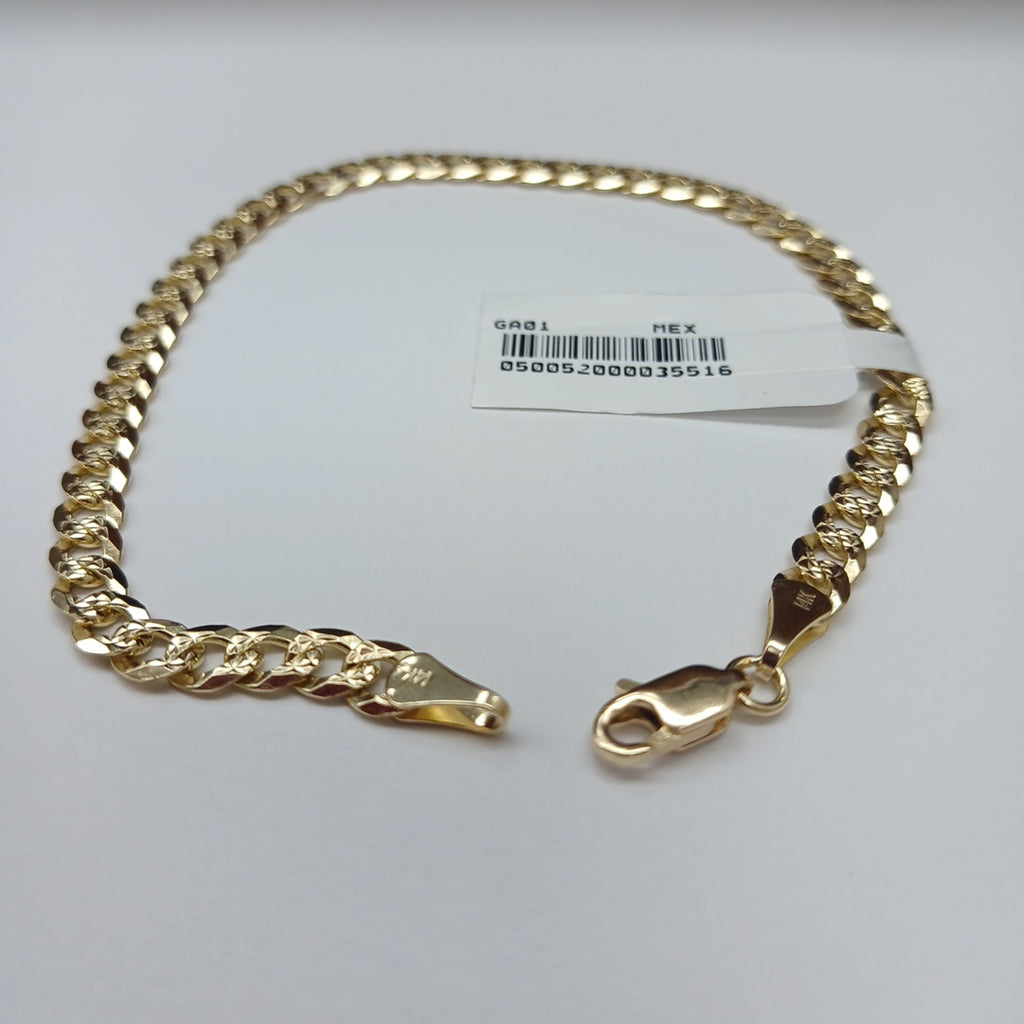 PULSERA BARBADA 14K 21 CM 7.5 GR (NUEVO)