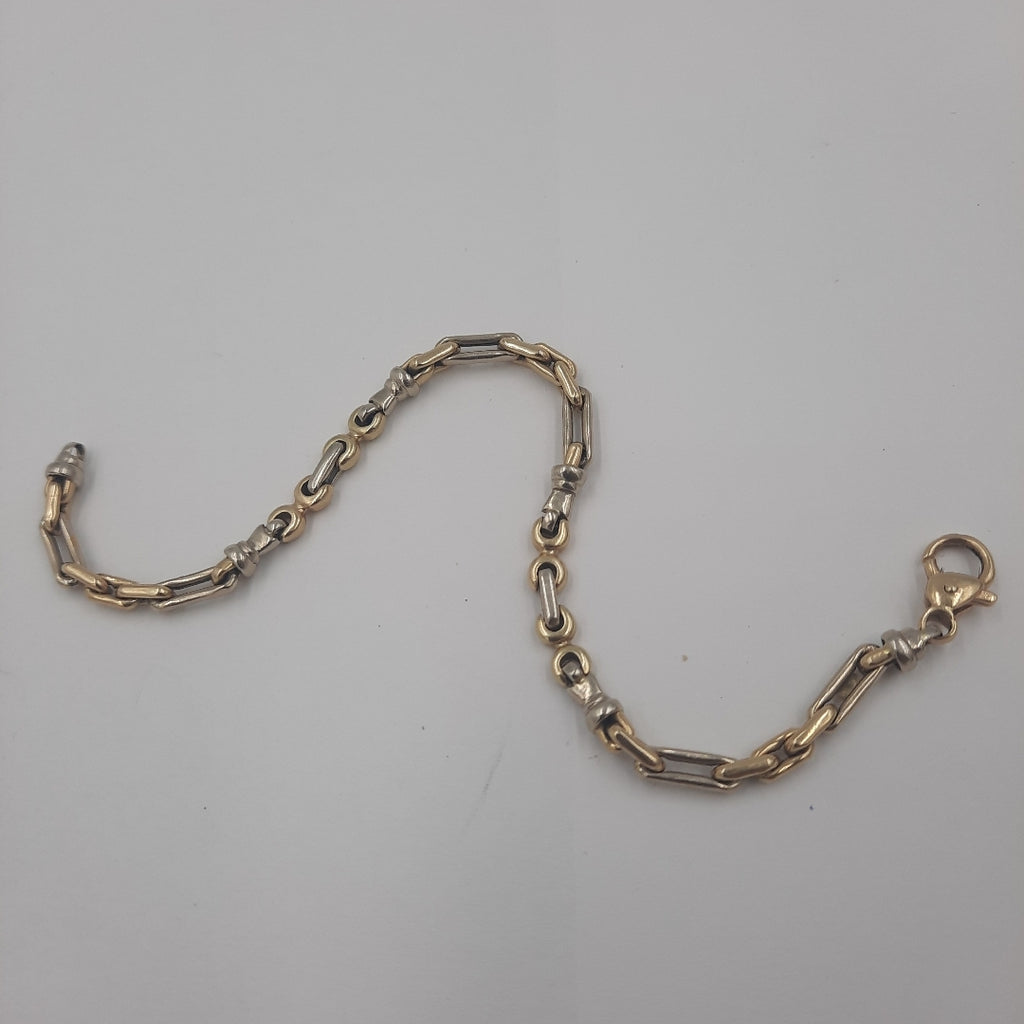 PULSERA ORO, RODIADO 14 K 9.4 GRMS (SEMINUEVO)