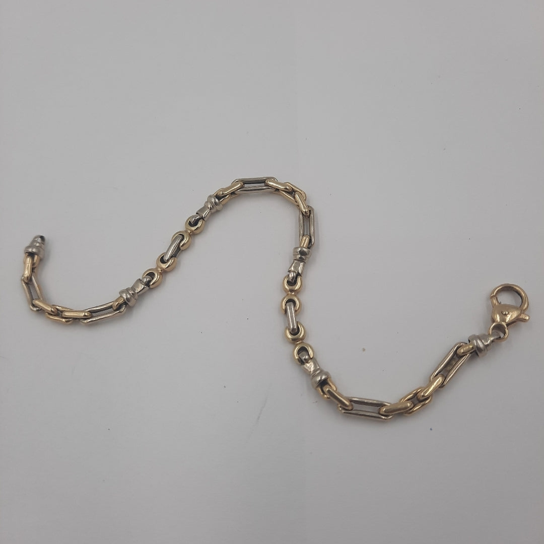 PULSERA ORO, RODIADO 14 K 9.4 GRMS (SEMINUEVO)