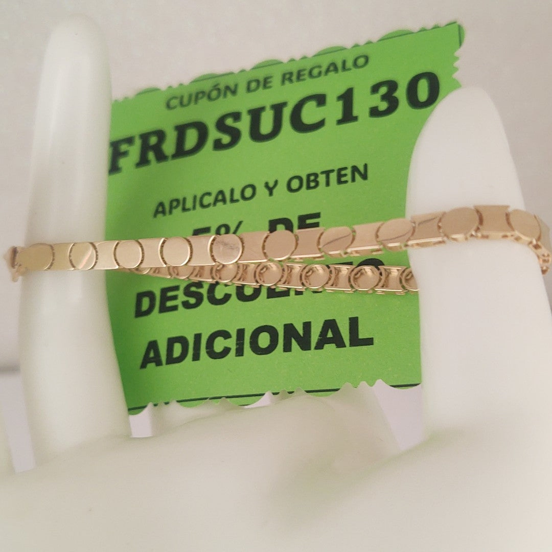 PULSERAS DAMA ORO 14K 5.2 (NUEVO)