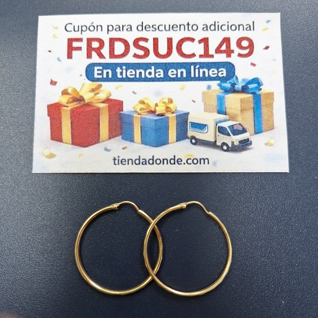 ARRACADAS PAR ORO 10 K 2,00 GRMS (SEMINUEVO)