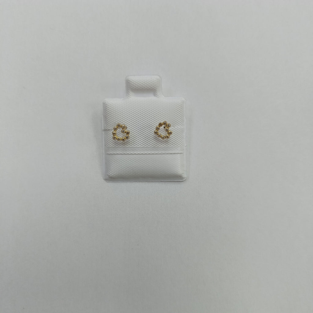 BROQUELES BROQUEL FIG CORAZON 14K 0.23 GR (NUEVO)