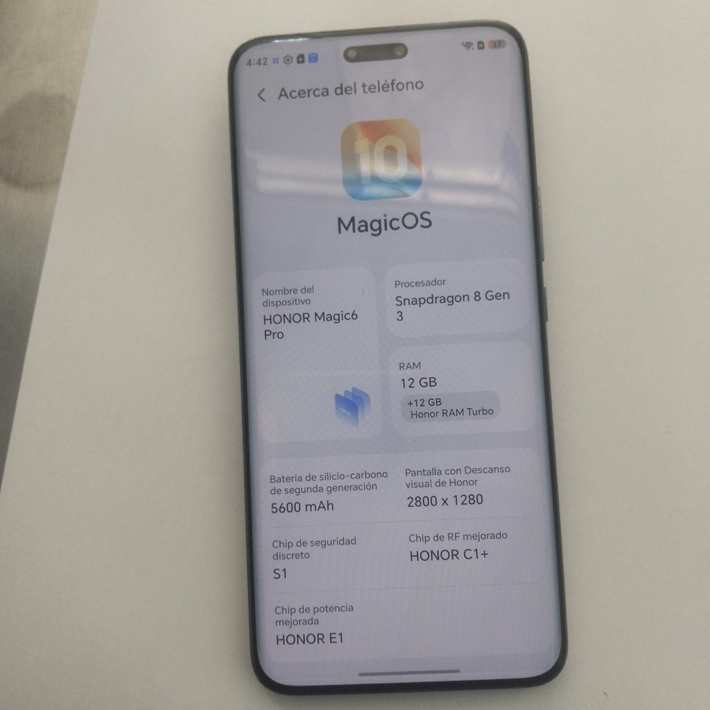 CELULAR HONOR MAGIC 6 PRO BVL-N49 (2024) 512 GB 12 GB RAM (SEMINUEVO)