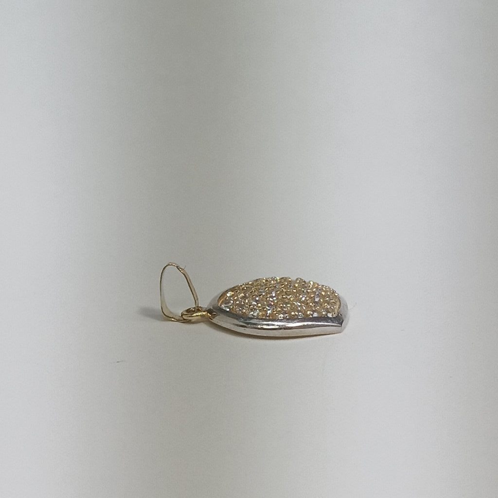 DIJE CORAZON CON CIRCONIAS 14K 1.7 GR (NUEVO)