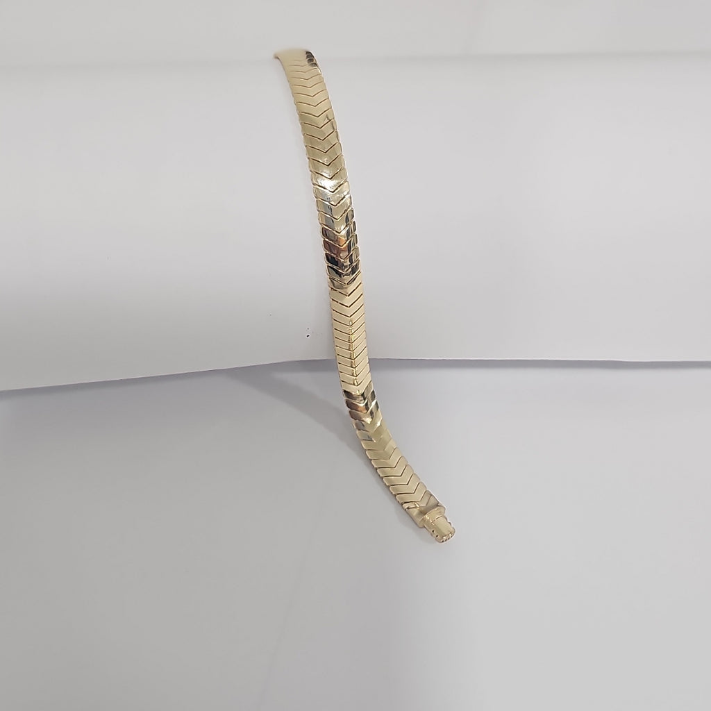 PULSERA MONACO ORO 10K 6.1 (NUEVO)