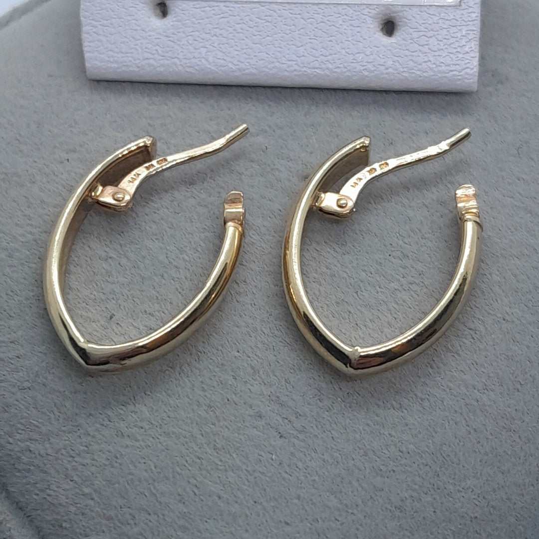 ARRACADAS ORO 14K 1.5 (NUEVO)