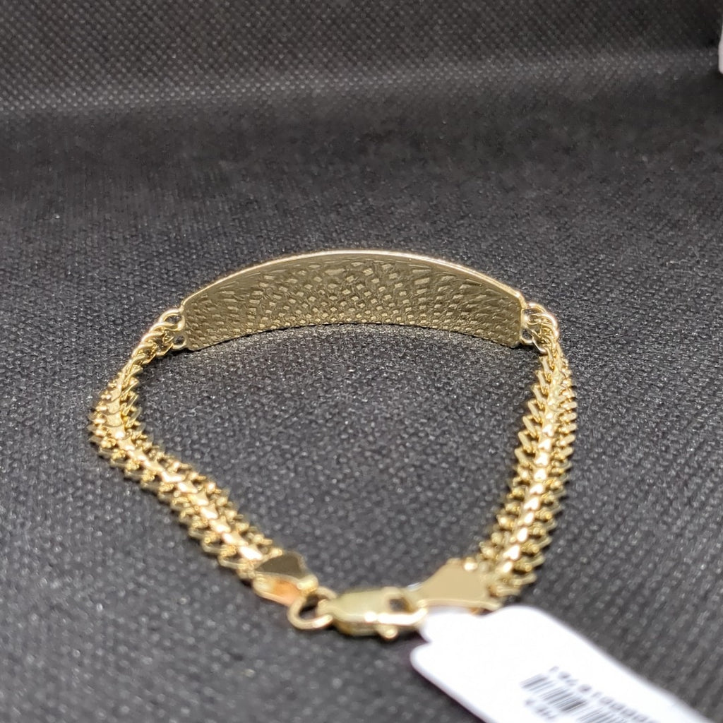 PULSERA ESCLAVA CHINO 14K 21 CM 9.8 GR (NUEVO)