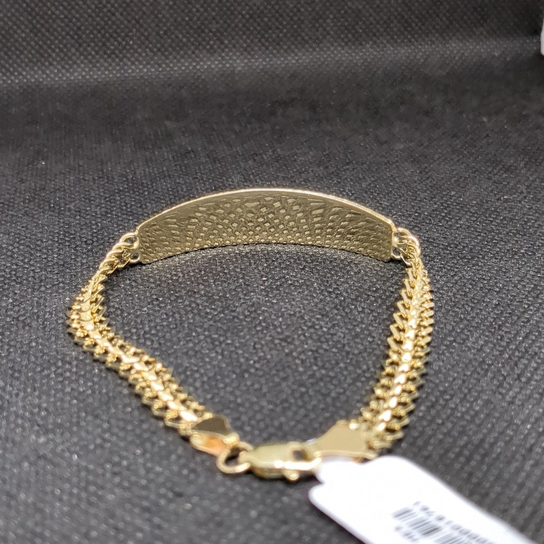 PULSERA ESCLAVA CHINO 14K 21 CM 9.8 GR (NUEVO)
