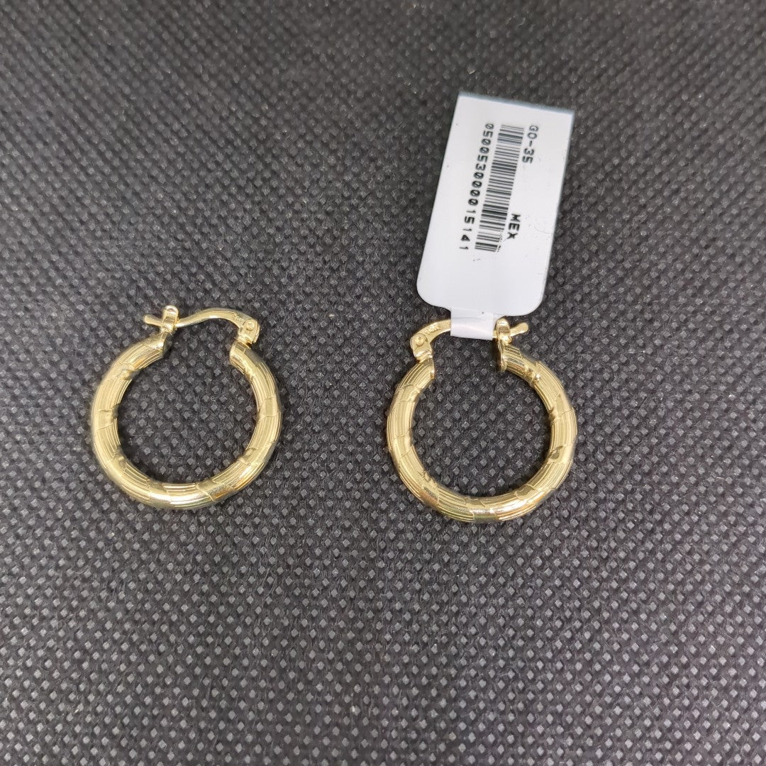 ARETES ARRACADAS 14K 2.6 GR (NUEVO)