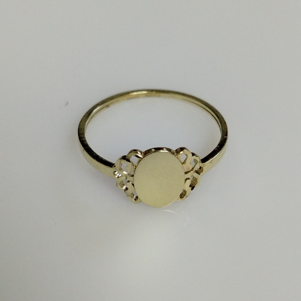 ANILLOS ANILLITO 10K TALLA 7 1 GR (NUEVO)