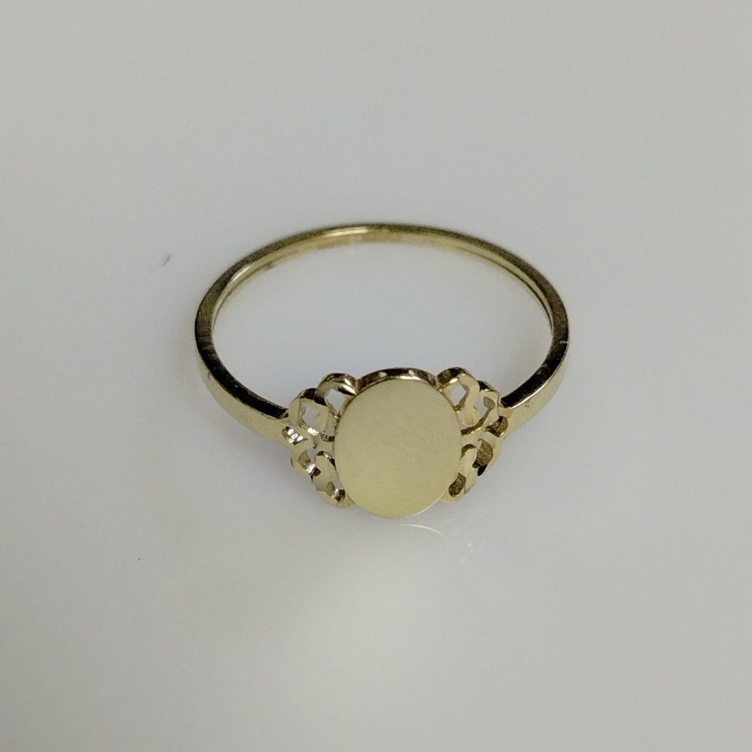 ANILLOS ANILLITO 10K TALLA 7 1 GR (NUEVO)