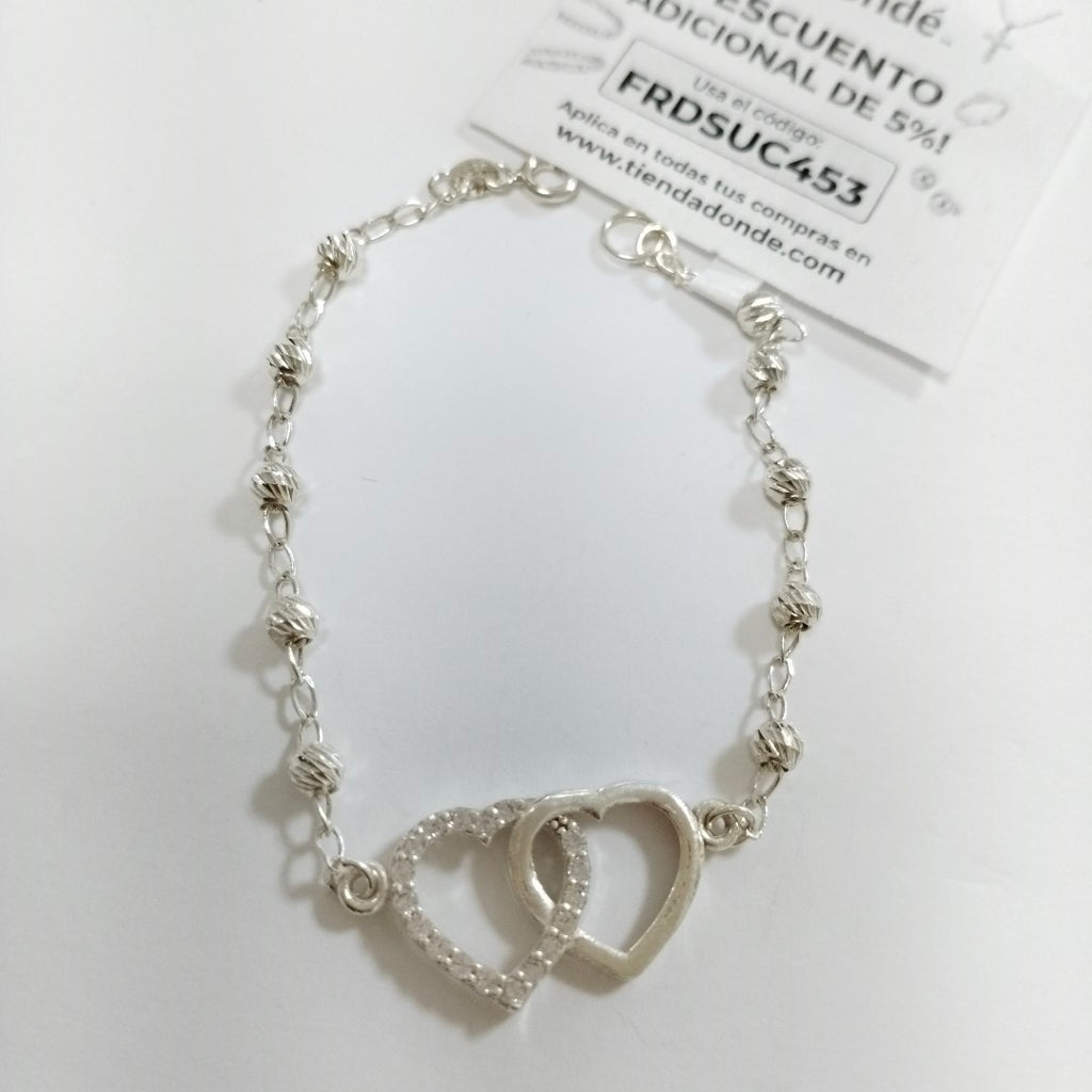 PULSERA TEJIDO TEJIDO ESPECIAL PLATA .925 18 CM 4 GR (NUEVO)
