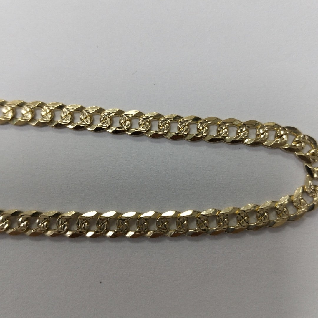 PULSERA BARBADA 14K 21 CM 7.5 GR (NUEVO)