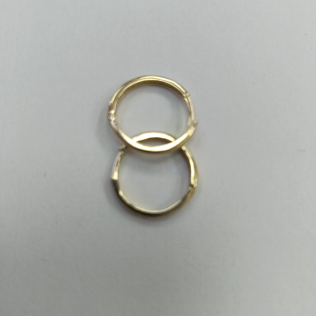 ARETES ARRACADAS C CIRCONIAS 14K 2 GR (NUEVO)