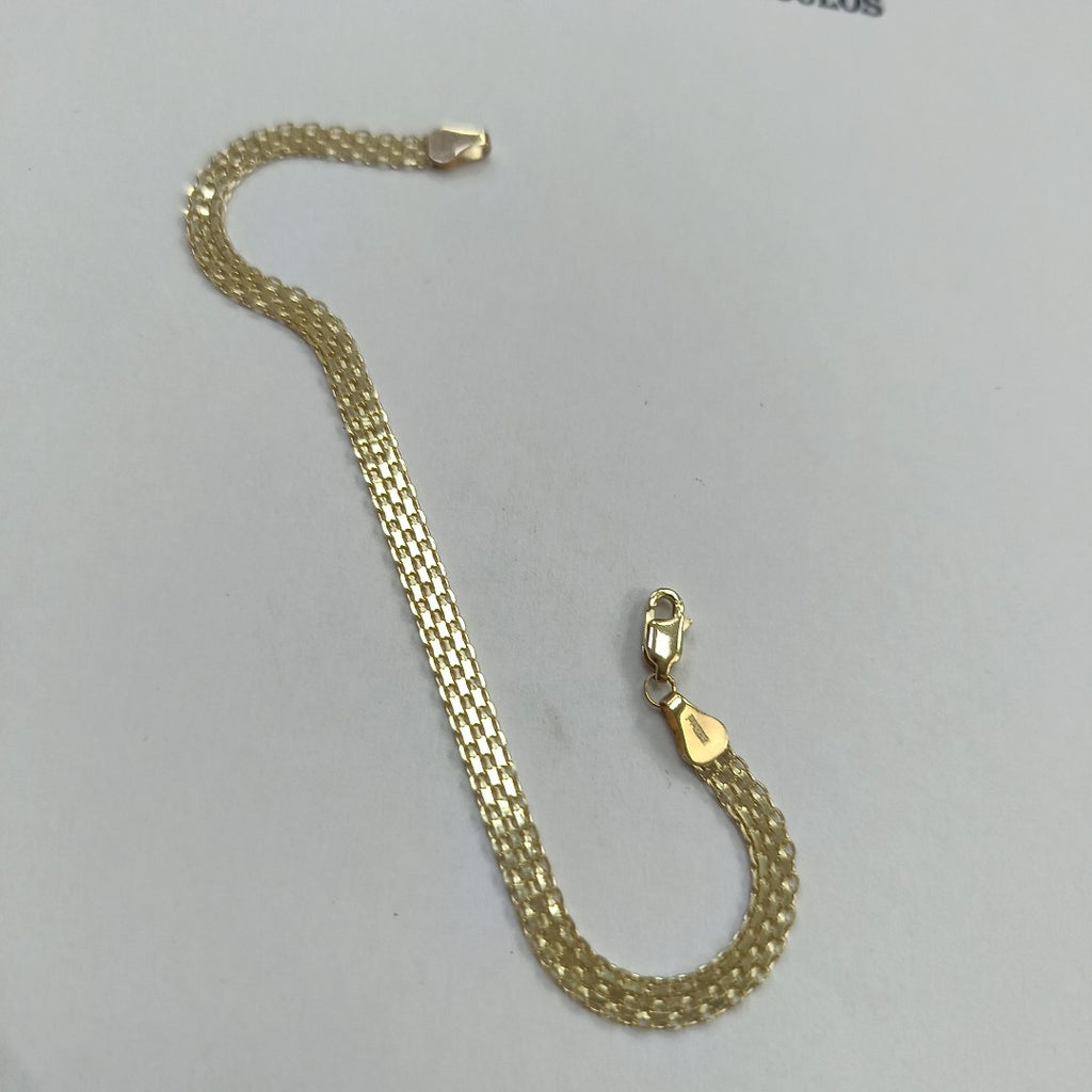 PULSERA ESPECIAL 14K 21 CM 5.1 GR (NUEVO)