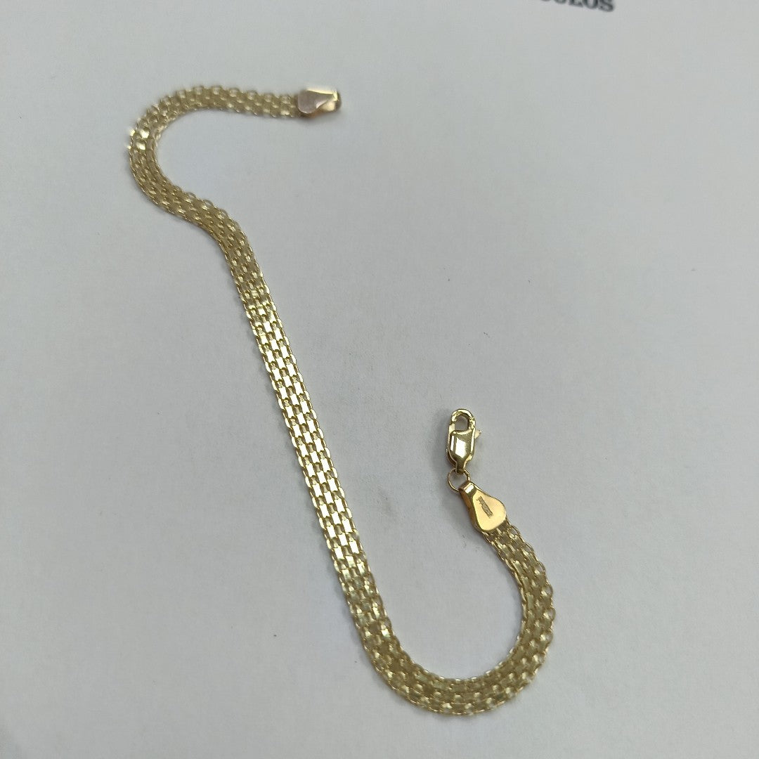 PULSERA ESPECIAL 14K 21 CM 5.1 GR (NUEVO)