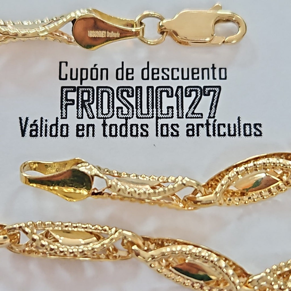 PULSERA ESPECIAL 10K 18 CM 4.3 GR (NUEVO)