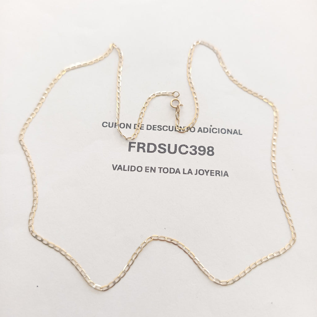 CADENA ORO,RODIADO 10 K 1,60 GRMS (SEMINUEVO)