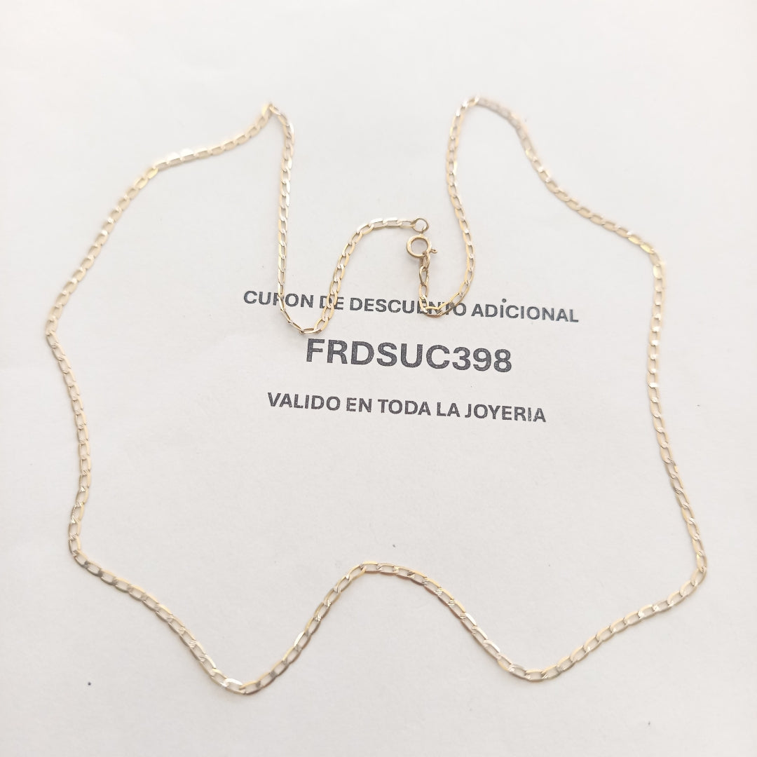 CADENA ORO,RODIADO 10 K 1,60 GRMS (SEMINUEVO)