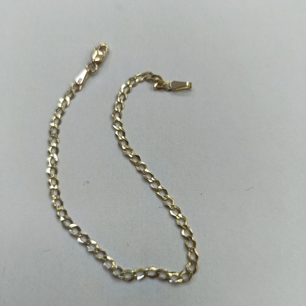 PULSERA BARBADA 14K 18 CM 1.9 GR (NUEVO)