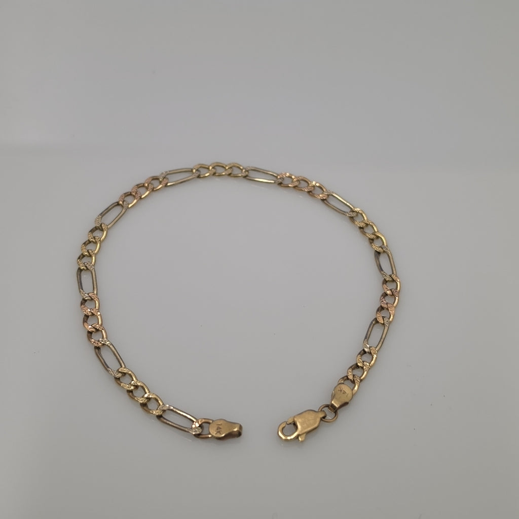 PULSERA ORO 14 K 3.2 GRMS (SEMINUEVO)