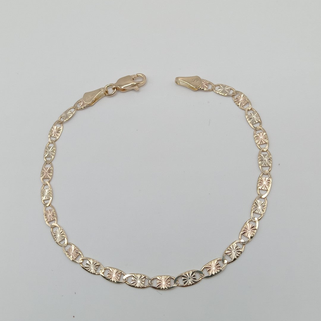 PULSERA GUCHI 14K 18 CM 2.8 GR (NUEVO)