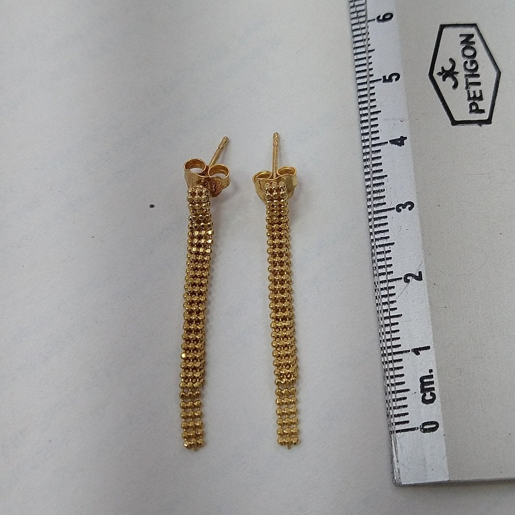 BROQUELES PAR ORO 14 K 2 GRMS (SEMINUEVO)