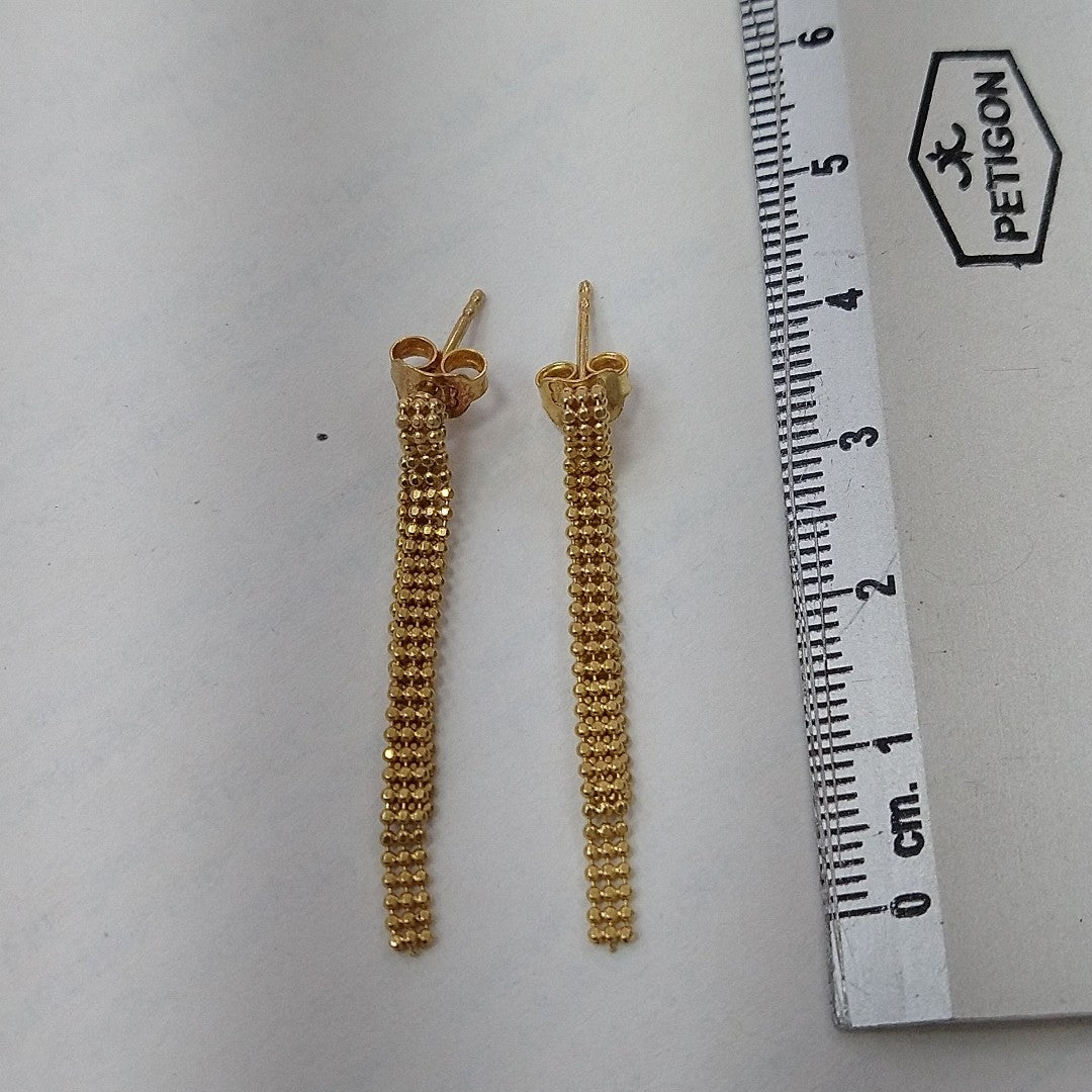 BROQUELES PAR ORO 14 K 2 GRMS (SEMINUEVO)