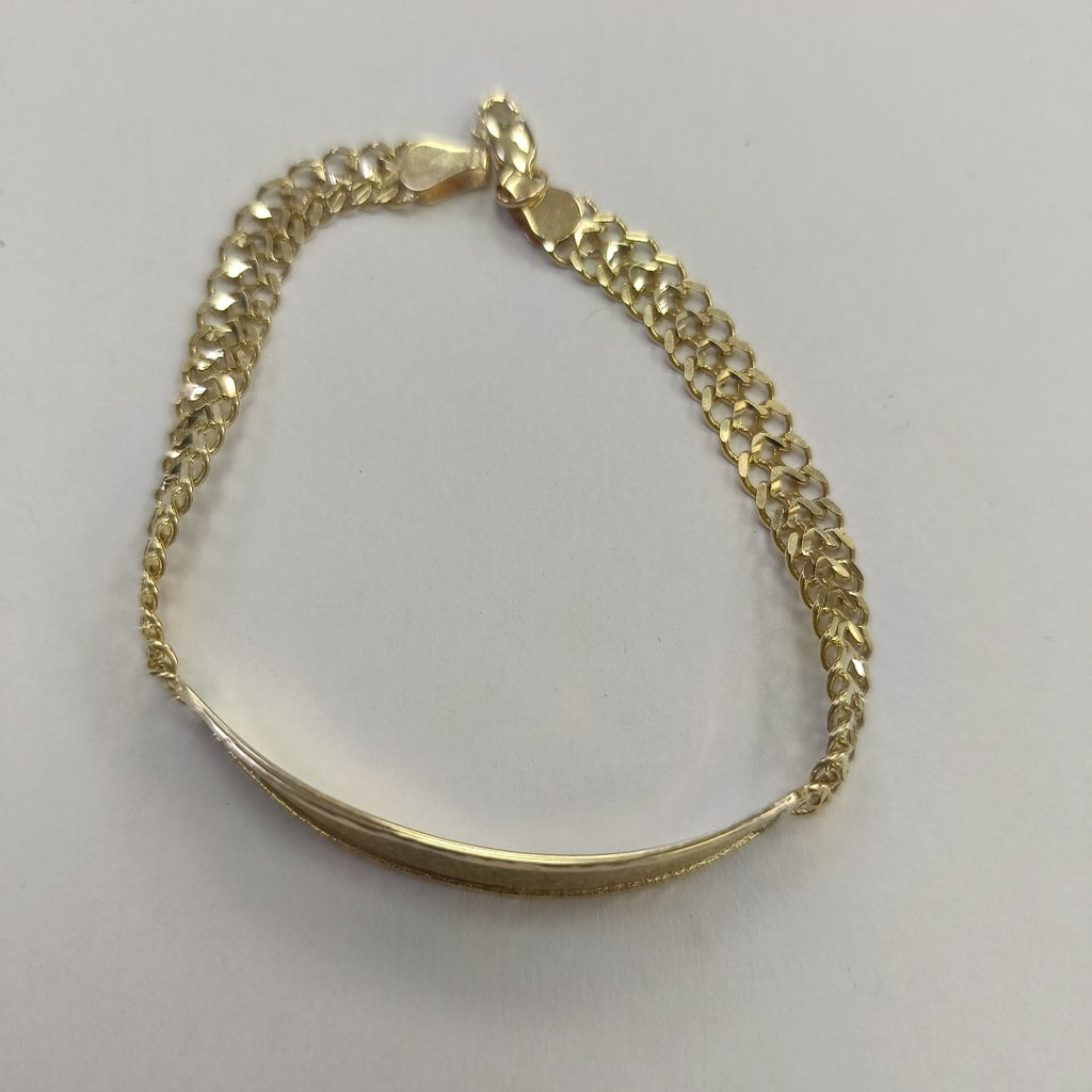 PULSERA ESCLAVA CHINO 14K 21 CM 9.9 GR (NUEVO)