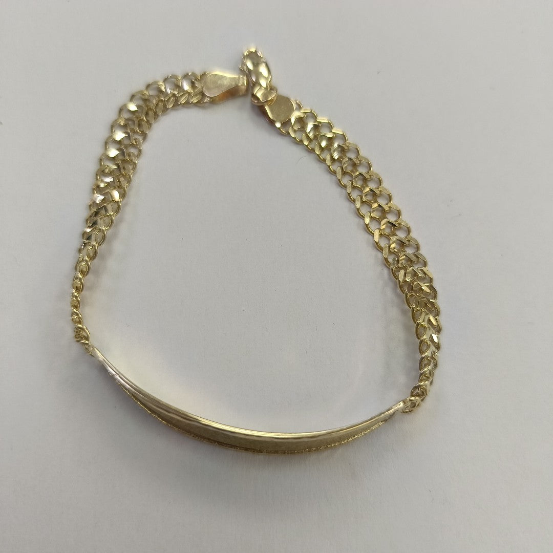 PULSERA ESCLAVA CHINO 14K 21 CM 9.9 GR (NUEVO)